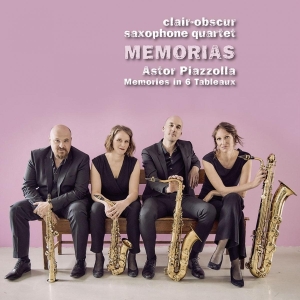 Clair-Obscur Saxophone Quartet - Memorias in der Gruppe CD / Klassiskt,Övrigt bei Bengans Skivbutik AB (4050016)