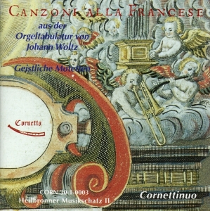 Cornettinuo - Geistliche Motetten/Canzoni Alla Fr in der Gruppe CD / Klassiskt,Övrigt bei Bengans Skivbutik AB (4050177)