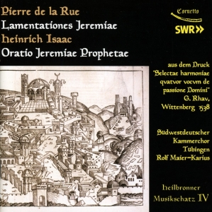 Maier-Karius Suedwestdeutscher Kammerorchester - Lamentationes Jeremiae in der Gruppe CD / Klassiskt,Övrigt bei Bengans Skivbutik AB (4050188)