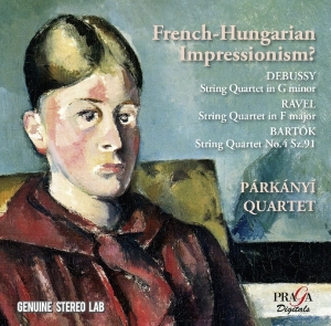 Parkanyi Quartet - French-Hungarian Impressionism? in der Gruppe CD / Klassiskt,Övrigt bei Bengans Skivbutik AB (4080402)