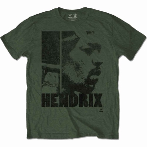 Jimi Hendrix - Let Me Live Green Uni T-Shirt in der Gruppe MERCHANDISE / T-shirt / Pop-Rock bei Bengans Skivbutik AB (4089078r)