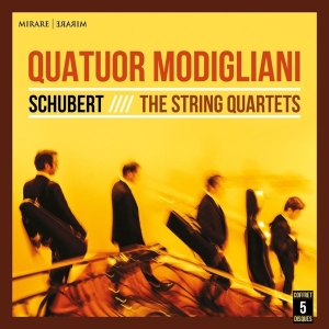 Quatuor Modigliani - Schubert: The String Quartets in der Gruppe UNSERE TIPPS / Weihnachtsgeschenktipp CD bei Bengans Skivbutik AB (4110715)