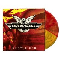 Motorjesus - Deathrider (Yellow/Red/Orange/Black in der Gruppe VINYL / Hårdrock bei Bengans Skivbutik AB (4145670)