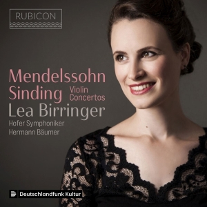 Lea Birringer - Sinding Mendelssohn Violin Concertos in der Gruppe CD / Klassiskt,Övrigt bei Bengans Skivbutik AB (4147078)