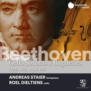 Andreas & Roel Dieltiens Staier - Beethoven Cello Sonatas & Bagatelles Opp.102, 119 & 126 in der Gruppe UNSERE TIPPS / Weihnachtsgeschenktipp CD bei Bengans Skivbutik AB (4162654)