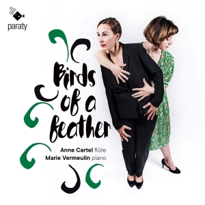 Anne Cartel - Birds Of A Feather (Flute & Piano) in der Gruppe CD / Klassiskt,Övrigt bei Bengans Skivbutik AB (4162663)