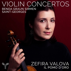 Zefira Valova - Violin Concertos: Benda/Graun/Sirmen/Saint-Georges in der Gruppe CD / Klassiskt,Övrigt bei Bengans Skivbutik AB (4162678)