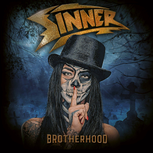 Sinner - Brotherhood (Clear/White/Black Marb in der Gruppe VINYL / Hårdrock bei Bengans Skivbutik AB (4165613)