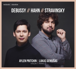 Aylen Pritchin - Debussy/Hahn/Stravinsky: Works For Violin & Piano in der Gruppe CD / Klassiskt,Övrigt bei Bengans Skivbutik AB (4186521)