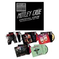 Mötley Crüe - Crücial Crüe - The Studio Albums 1981-1989 - 5CD (Box Set) in der Gruppe CD / Pop-Rock bei Bengans Skivbutik AB (4207113)