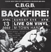 Backfire! - Live At Cbgb in der Gruppe CD bei Bengans Skivbutik AB (4208288)