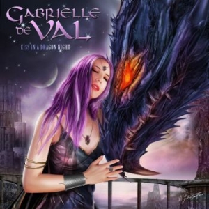 De Val Gabrielle - Kiss In A Dragon Night in der Gruppe CD / Hårdrock bei Bengans Skivbutik AB (4213609)