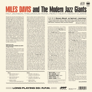 Miles Davis - And The Modern Jazz Giants in der Gruppe UNSERE TIPPS / Weihnachtsgeschenktipp Vinyl bei Bengans Skivbutik AB (4219777)