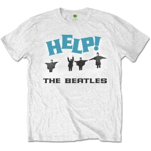 The Beatles - Help! Snow Wht Uni T-Shirt in der Gruppe MERCH / T-Shirt / Rockoff_Nya April24 bei Bengans Skivbutik AB (4229774r)