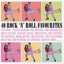 40 Rock N Roll Favourites - Frankie Avalon , Crystals Mfl in der Gruppe CD / Pop-Rock,Rockabilly bei Bengans Skivbutik AB (4237230)