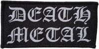 Death Metal - Patch Death Metal (4,8 X 9,9 Cm) in der Gruppe MERCHANDISE / Merch / Hårdrock bei Bengans Skivbutik AB (4238926)