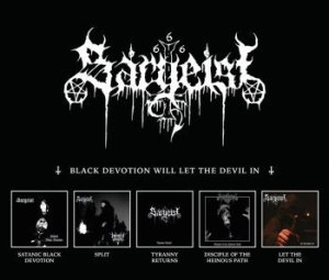 Sargeist - Black Devotion Will Let The Devil I in der Gruppe CD / Hårdrock bei Bengans Skivbutik AB (4256063)