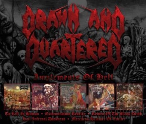 Drawn And Quartered - Implements Of Hell (5 Cd Box) in der Gruppe CD / Hårdrock bei Bengans Skivbutik AB (4256064)