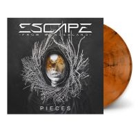 Escape From Wonderland - Pieces (Orange/Black Marbled Vinyl in der Gruppe VINYL / Hårdrock bei Bengans Skivbutik AB (4298859)