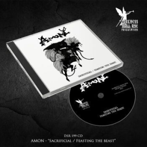 Amon - Sacrificial / Feasting The Beast in der Gruppe CD / Hårdrock bei Bengans Skivbutik AB (4298901)