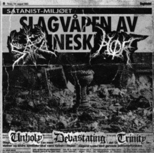 Sad/Hor - Unholy Devastating Trinity in der Gruppe CD bei Bengans Skivbutik AB (4300204)