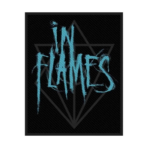 In Flames - Scratched Logo Retail Packaged Patch in der Gruppe MERCHANDISE / Merch / Hårdrock,Svensk Musik bei Bengans Skivbutik AB (4359388)