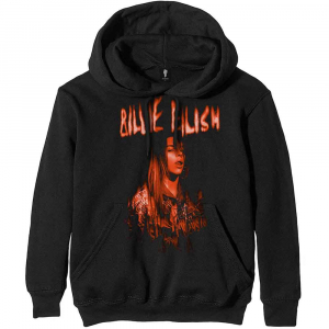 Billie Eilish -  Unisex Pullover Hoodie: Spooky Logo in der Gruppe Minishops / Billie Eilish bei Bengans Skivbutik AB (4414466)