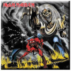 Iron Maiden - Iron Maiden Fridge Magnet: Number Of The in der Gruppe CDON - Exporterade Artiklar_Manuellt / Merch_CDON_exporterade bei Bengans Skivbutik AB (457539)