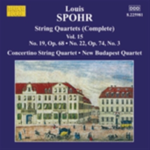 Spohr - Quartets Nos 19 And 22 in der Gruppe UNSERE TIPPS / Weihnachtsgeschenktipp CD bei Bengans Skivbutik AB (502977)