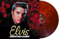 Presley Elvis - Christmas Album (Red Marbled Vinyl in der Gruppe VINYL / Julmusik bei Bengans Skivbutik AB (5509793)