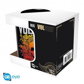 Volbeat - Mug - 320 Ml - Skull And Roses  in der Gruppe MERCHANDISE / Merch / Hårdrock bei Bengans Skivbutik AB (5510710)