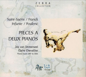 Saint-Saens / Franck / Poulenc : Im - Pieces At 2 Pianos in der Gruppe CD / Klassiskt bei Bengans Skivbutik AB (5511475)