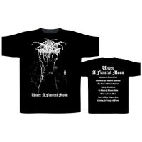 Darkthrone - T/S Under A Funeral Moon/Album (M) in der Gruppe MERCHANDISE / T-shirt / Hårdrock bei Bengans Skivbutik AB (5514031)