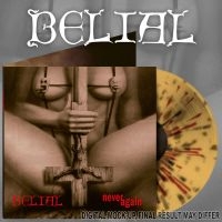 Belial - Never Again (Splatter Vinyl Lp) in der Gruppe UNSERE TIPPS / Freitagsveröffentlichungen / Fredag Den 23:e Februari 2024 bei Bengans Skivbutik AB (5515115)