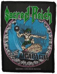 Sacred Reich - Patch Surf Nicaragua (10 X 7,9 Cm) in der Gruppe UNSERE TIPPS / Freitagsveröffentlichungen / Fredag Den 16:e Februari 2024 bei Bengans Skivbutik AB (5517865)