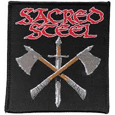 Sacred Steel - Patch Sword And Axes (9,9 X 9,2 Cm) in der Gruppe MERCHANDISE / Accessoarer / Hårdrock bei Bengans Skivbutik AB (5520418)