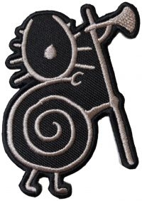 Heilung - Patch Cut Out Warrior Snail (8 X 5, in der Gruppe UNSERE TIPPS / Freitagsveröffentlichungen / Fredag Den 1:a Mars 2024 bei Bengans Skivbutik AB (5520419)