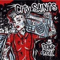 City Saints - Punk'n'roll (Splatter On Babyblue V in der Gruppe VINYL / Pop-Rock bei Bengans Skivbutik AB (5522252)