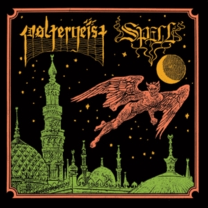 Spell / Pøltergeist - A Waxing Moon Over Babylon/Fall To in der Gruppe VINYL / Hårdrock bei Bengans Skivbutik AB (5526708)