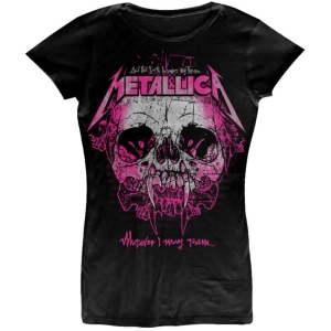 Metallica - Wherever I May Roam Lady Bl T-shirt in der Gruppe MERCH / T-Shirt / Rockoff_Nya April24 bei Bengans Skivbutik AB (5534995r)