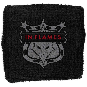 In Flames - Shield Embroidered Wristband Sweat in der Gruppe MERCHANDISE / Merch / Hårdrock,Svensk Musik bei Bengans Skivbutik AB (5536835)