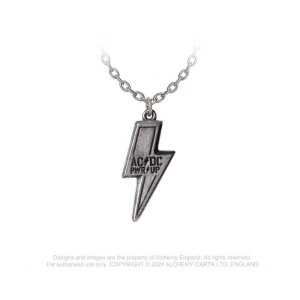 Ac/Dc - Pwr Up Flash Logo Pendant in der Gruppe MERCH / Minsishops-merch / Ac/Dc bei Bengans Skivbutik AB (5536863)