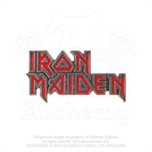 Iron Maiden - Enamelled Logo Pin Badge in der Gruppe MERCHANDISE / Merch / Hårdrock bei Bengans Skivbutik AB (5536882)