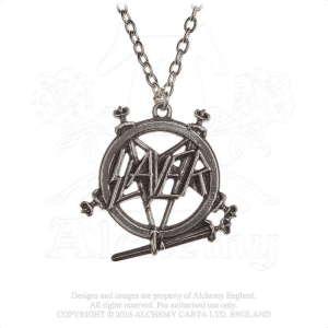 Slayer - Pentagram Logo Pendant in der Gruppe MERCHANDISE / Merch / Hårdrock bei Bengans Skivbutik AB (5536909)