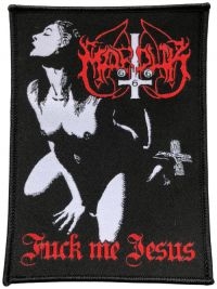 Marduk - Patch Fuck Me Jesus (12 X 8,8 Cm) in der Gruppe MERCHANDISE / Accessoarer / Hårdrock bei Bengans Skivbutik AB (5538891)