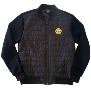 Guns N Roses - Classic Logo Uni Bl Quilted Jacket:  in der Gruppe MERCHANDISE / Merch / Hårdrock bei Bengans Skivbutik AB (5541240r)