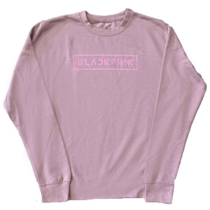 Blackpink - Logo Uni Pink Sweatshirt in der Gruppe MERCHANDISE / Kapuzenpullover / K-Pop bei Bengans Skivbutik AB (5552129r)