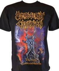 Malevolent Creation - T/S Ten Commandments (S) in der Gruppe MERCHANDISE / T-shirt / Hårdrock bei Bengans Skivbutik AB (5558309)