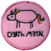 Death Metal - Patch Death Metal Unicorn Light Pin in der Gruppe UNSERE TIPPS / Freitagsveröffentlichungen / Fredag den 26:e Juli 2024 bei Bengans Skivbutik AB (5558765)