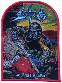 Sodom - Patch 40 Years At War Red Border (1 in der Gruppe UNSERE TIPPS / Freitagsveröffentlichungen / Fredag den 30:e augusti 2024 bei Bengans Skivbutik AB (5562695)